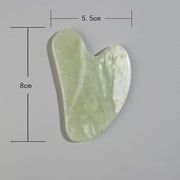 DivaBlush™ Natural Face Jade Roller Gua Sha Scraper Massager for Neck Body Guasha Eye Massage Face Slimming Therapy Beauty Skincare Tool