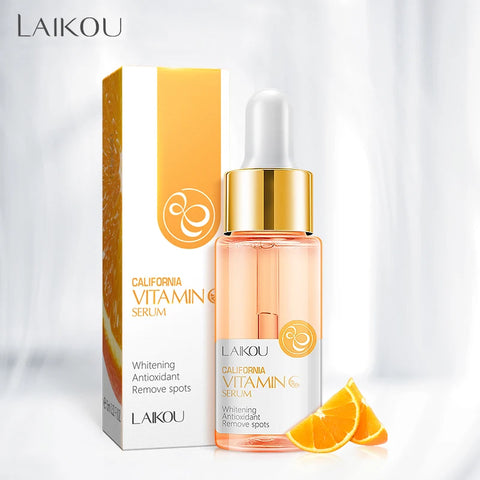 DivaBlush™ LAIKOU Hyaluronic Acid Essence Facial Serum 24k GOLD Vitamin C Face Care Japan Sakura Moisturing Rose Essence Face SkinCare 17ml