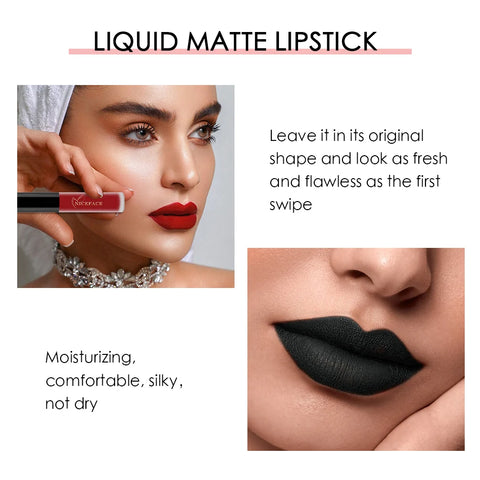 DivaBlush™ NICEFACE Matte Liquid Lipstick – Waterproof & Long-Lasting Lip Tint