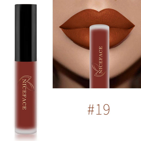 DivaBlush™ NICEFACE Matte Liquid Lipstick – Waterproof & Long-Lasting Lip Tint