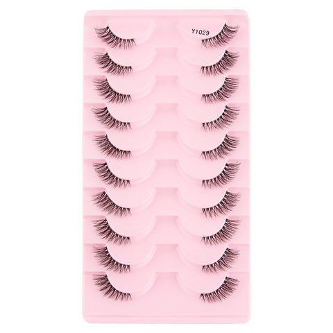 DivaBlush™ YSDO Wispy Half Lashes – Soft Faux Mink False Eyelashes