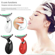 DivaBlush™ Neck Face Lifter EMS Neck Face Lifting Massager Skin Tighten Beauty Device LED Photon Therapy Anti Wrinkle Double Chin Remover