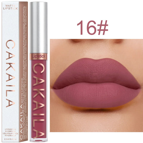 DivaBlush™ 1PC Velvet Matte Lipstick – Long-Lasting, Silky Texture, Lightweight Lip Tint