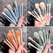 DivaBlush™ 8Pcs Makeup Brush Set – Concealer, Blush, Powder, Eyeshadow & Foundation Brushes