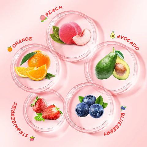 DivaBlush™ 5pcs/set SADOER Fruit Ice Cream Hand Cream Moisturizing Nourishing Brightening Hydrating Hand Creams Hands Skin Care Products