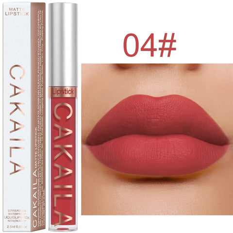 DivaBlush™ 1PC Velvet Matte Lipstick – Long-Lasting, Silky Texture, Lightweight Lip Tint