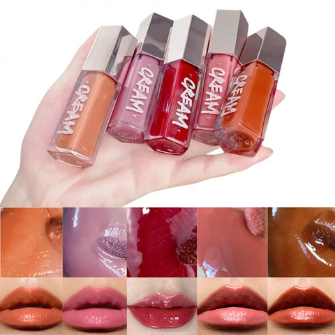 DivaBlush™ FB Gloss Bomb Cream – High Shine, Moisturizing, Plumping, Long-Lasting Lip Gloss