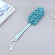 DivaBlush™ New Body Bath Shower Scrubber Brushes Long Handle Hanging Soft Mesh Back Sponges Bathroom Shower Brush Body Cleaning Accessories