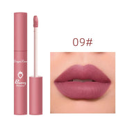 DivaBlush™ Nude Matte Lip Gloss 12 Colors Long-lasting Velvet Lipstick Waterproof Non-fade Non-stick Cup Lipsticks Women Makeup Cosmetic