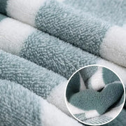 DivaBlush™ Striped Pattern Towel Set Soft Hand Towel Bath Towel Quick Drying Absorbent Towels For Bathroom