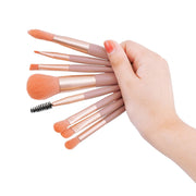 DivaBlush™ 8Pcs Makeup Brush Set – Concealer, Blush, Powder, Eyeshadow & Foundation Brushes