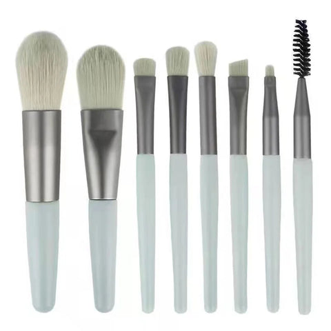 DivaBlush™ 8Pcs Makeup Brush Set – Concealer, Blush, Powder, Eyeshadow & Foundation Brushes