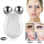 DivaBlush™ Microcurrent Facial Massager Roller Anti Wrinkles EMS Face Lift Skin Tightening Machine Face Firming Slimming Skin Care Tools