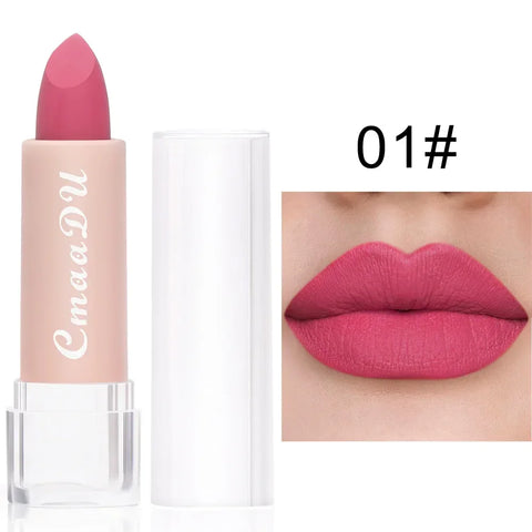 DivaBlush™ CmaaDu 15-Color Matte Liquid Lipstick – 24HR Weightless, Waterproof & Velvet Finish