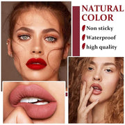 DivaBlush™ HANDAIYAN High-pigmented Matte Lipstick Velvet Waterproof Long-lasting Makeup Lips Cosmetics