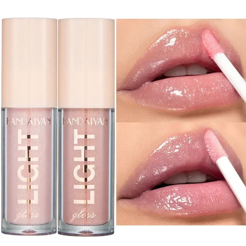 DivaBlush™ 12 Colors Mirror Pearl Lip Gloss – Waterproof, Long-Lasting, Moisturizing, High-Shine