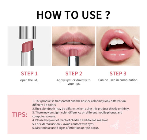 DivaBlush™ Pink Honey Tinted Lip Balm – Hydrating & Lip Brightening