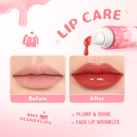 DivaBlush™ PINKFLASH Watery Glow – Hydrating, Long-Lasting, Lightweight Lip Gloss