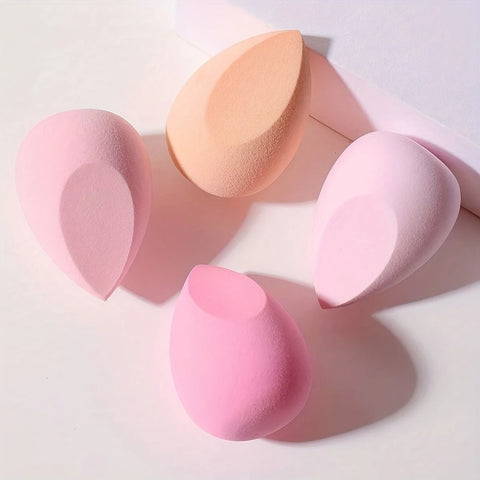 DivaBlush™ 4 cosmetic sponge sets, cosmetic egg, dry and wet, cosmetic sponge for liquid foundation, honey powder and foundation make-up