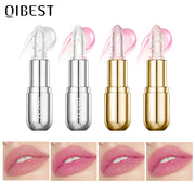 DivaBlush™ QIBEST Jelly Lipstick Color Change With Temperature Lip Gloss Long Lasting Moisturizing Lip Balm Glitter Lipstick Cosmetics