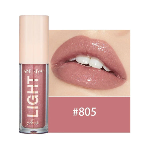 DivaBlush™ 12 Colors Mirror Pearl Lip Gloss – Waterproof, Long-Lasting, Moisturizing, High-Shine