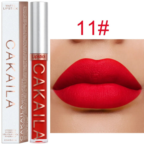 DivaBlush™ 1PC Velvet Matte Lipstick – Long-Lasting, Silky Texture, Lightweight Lip Tint