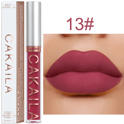 DivaBlush™ 1PC Velvet Matte Lipstick – Long-Lasting, Silky Texture, Lightweight Lip Tint