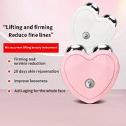 DivaBlush™ Face Lifting Machine Facial Massager EMSMicrocurrent Roller Skin Tightening Charging Facial Anti Wrinkle Rejuvenation Beauty