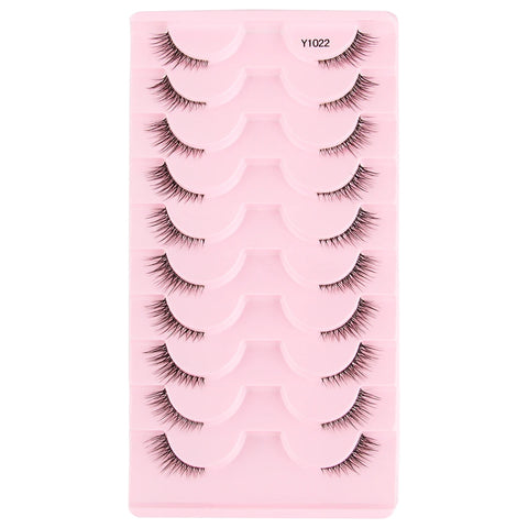 DivaBlush™ YSDO Wispy Half Lashes – Soft Faux Mink False Eyelashes