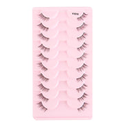 DivaBlush™ YSDO Wispy Half Lashes – Soft Faux Mink False Eyelashes