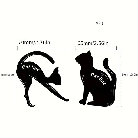 DivaBlush™ Cat Line Eyeliner Stencil – Easy Wing & Eye Makeup Tool