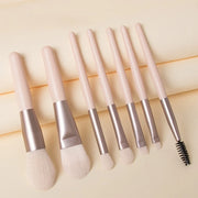 DivaBlush™ 8Pcs Makeup Brush Set – Concealer, Blush, Powder, Eyeshadow & Foundation Brushes