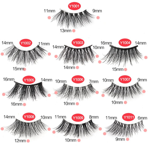 DivaBlush™ YSDO Wispy Half Lashes – Soft Faux Mink False Eyelashes