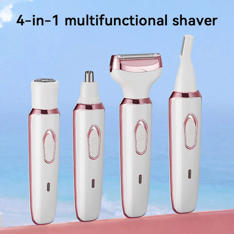 DivaBlush™ Xiaomi 4 In 1 Electric Lady Shaver Body Hair Removal Epilator Painless Cordless Trimmer Razor Gifts For Women 2024