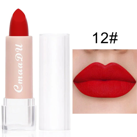 DivaBlush™ CmaaDu 15-Color Matte Liquid Lipstick – 24HR Weightless, Waterproof & Velvet Finish