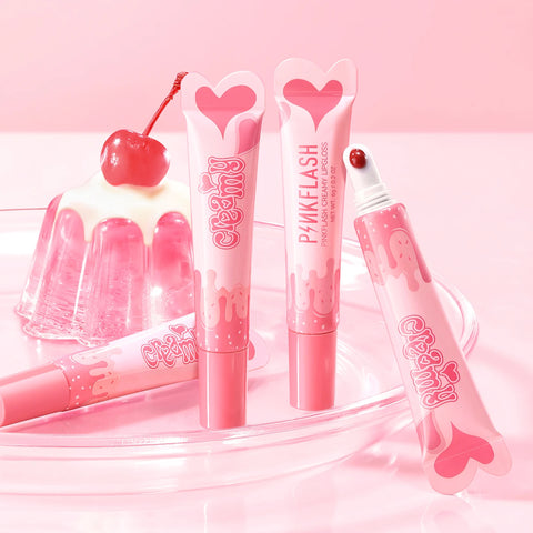 DivaBlush™ PINKFLASH Watery Glow – Hydrating, Long-Lasting, Lightweight Lip Gloss