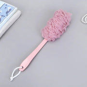 DivaBlush™ New Body Bath Shower Scrubber Brushes Long Handle Hanging Soft Mesh Back Sponges Bathroom Shower Brush Body Cleaning Accessories