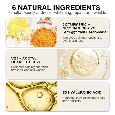 DivaBlush™ Niacinamide Face Serum Vitamin C Whitening Dark Spot Remover Serum Hyaluronic Acid Moisturizing Essence Facial Skin Care 40ml