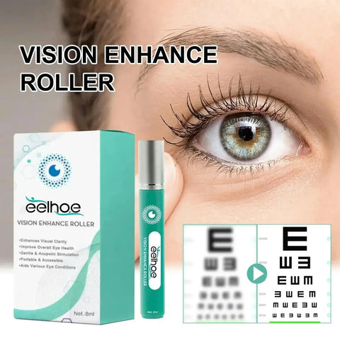 DivaBlush™ Vision Enhance Roller Promotes Clearer Eyesight Mild Relax Massage Reduce Discomfort Relieve Dryness Eye Fatigue Health Eye Care