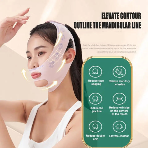 DivaBlush™ Chin & Cheek Slimming Bandage – V-Line Lifting Mask for Anti-Wrinkle Care