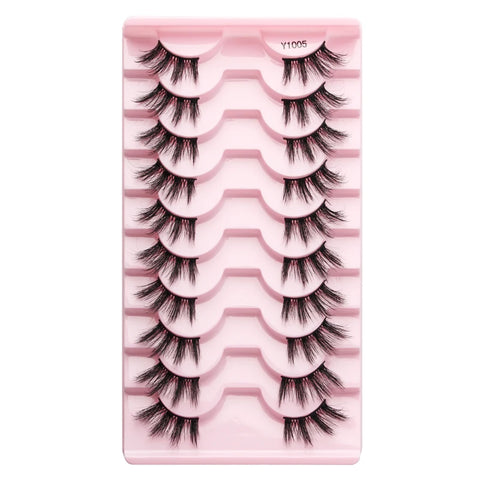 DivaBlush™ YSDO Wispy Half Lashes – Soft Faux Mink False Eyelashes