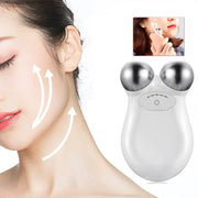 DivaBlush™ Microcurrent Facial Massager Roller Anti Wrinkles EMS Face Lift Skin Tightening Machine Face Firming Slimming Skin Care Tools