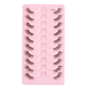 DivaBlush™ YSDO Wispy Half Lashes – Soft Faux Mink False Eyelashes