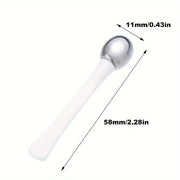 DivaBlush™ 1pc Eye Roller Massage Stick Eye Cream Applicator Cosmetic Spatula Anti Wrinkle Facial Spoon Gold Alloy Face Thin Skin Care Tool