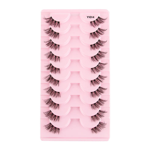 DivaBlush™ YSDO Wispy Half Lashes – Soft Faux Mink False Eyelashes