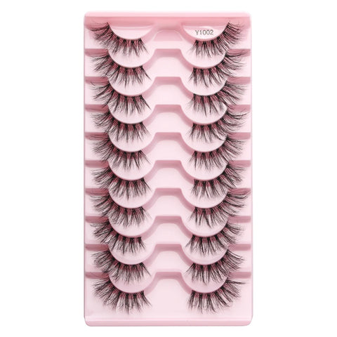 DivaBlush™ YSDO Wispy Half Lashes – Soft Faux Mink False Eyelashes