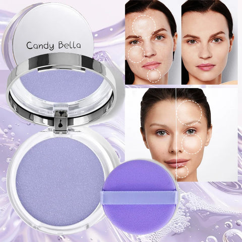 DivaBlush™ 1PC Candy Bella Violet Cream To Powder Skin-friendly Skin Natural Face Long Lasting Oil-controlling Contouring Powder Cosmetics