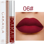 DivaBlush™ 1PC Velvet Matte Lipstick – Long-Lasting, Silky Texture, Lightweight Lip Tint