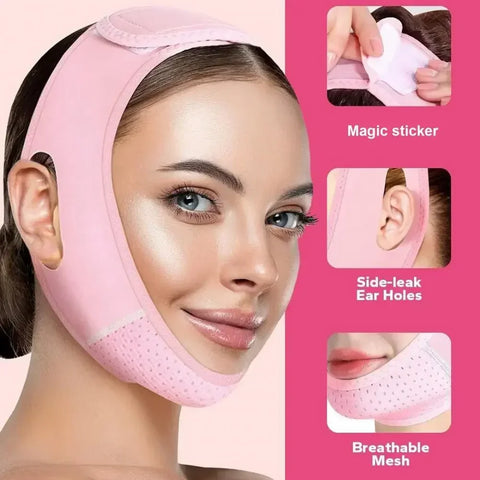 DivaBlush™ Face Slimming Bandage – Chin & Cheek Lift Up V-Line Shaper