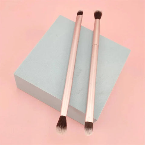 DivaBlush™ Double-Head Professional Makeup Brush Set – Eyeshadow, Nose Shadow & Highlight Brush